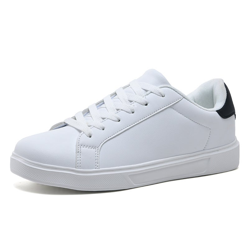 White Shoes New Single-Layer Shoes Couple'S All-Match Wear-Resistant Comfortable Board Shoes Korean-Style Leather Top Light Casual Ultra-Light Board Shoes - Image 2